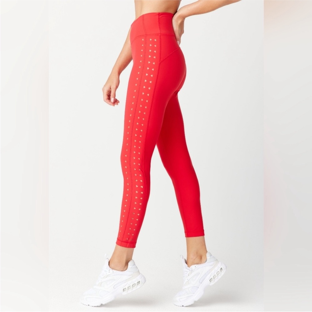 NWT GiGi C Katrina Legging in Red Sz L - Picture 2 of 8